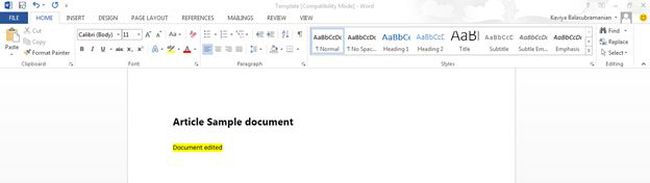 Save for changes in share point